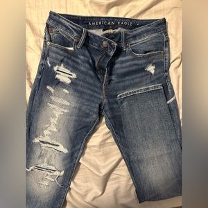 American Eagle Slim Jeans Ripped Next-Level Air-flex 33x32